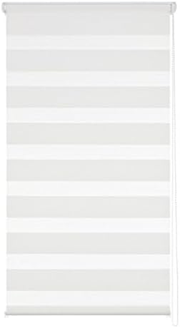 YOHOKO Roller Blind Translucent or Blackout 2 Ways Alternative No Drilling Window Door Daylight Shade Curtain (36.5''×59'')