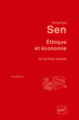 Ethique et économie et autres essais by Amartya Sen