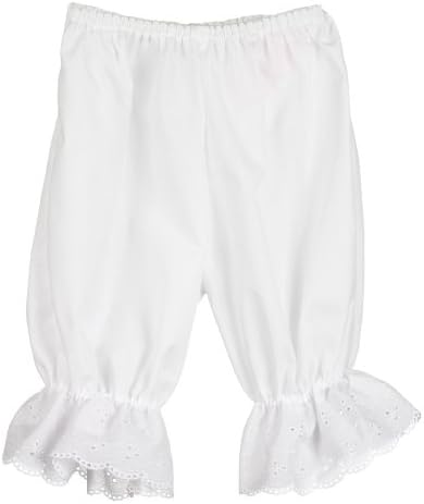 Baby Girls White Pantaloon Pettipants Bloomer Under-Pants
