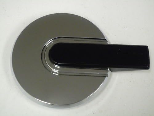 CHROME WHEEL CENTER CAPS w BLACK HANDLE FOR HUMMER H3