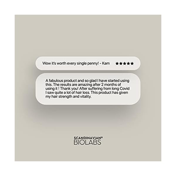 Scandinavian Biolabs Hair Growth Routine for Women with Clinically Proven results in 45 days - Hair Serum for Hair Loss…