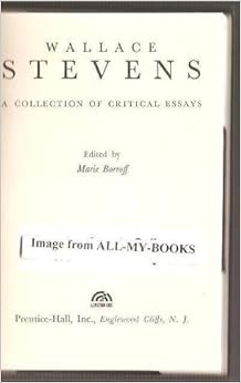 Wallace stevens philosophy image