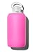 bkr - BEST Original Glass Water Bottle - Premium Quality - Soft Silicone Protective Sleeve - BPA Free - Dishwasher Safe (32oz / 1L)-Baby - Sheer Fuchsia