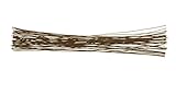 14 Inch 18 Gauge Brown Paper Covered Crafts Floral Stem Wire, 100 Counts by Shxstore