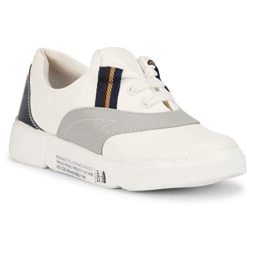 Buy Quarks Women's Fabric Casual Lace up Shoes (Grey) at Amazon.in