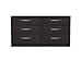 Homestar Finch 6 Drawer Dresser, 54.5