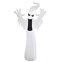 Dreamone 9 Foot Halloween Inflatables Ghost with Build-in LEDs Blow Up Inflatables for Halloween Party Indoor, Outdoor, Yard, Garden, Lawn Decorations