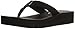 Skechers Cali Women's Vinyasa Beach Bae Wedge Sandal, Black Leather, 8 M US