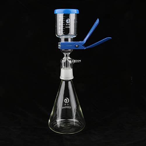 image for D DOLITY 1000ml Filtration Apparatus Vacuum Lab Filtering Unit Flask F