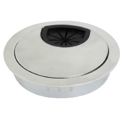 Amazon.com : Cavo Foro di copertura Cap eDealMax Computer Desk Specchio Rotondo finitura in lega 70 millimetri Diametro : Office Products