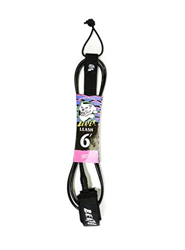 Catch Surf Beater 6' Leash, Black/Black