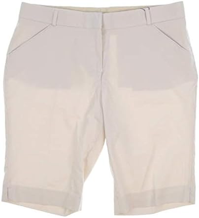 PETER MILLAR New Womens Golf Shorts Size 10 Khaki/White LS17EB43