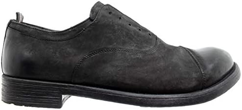 Officine Creative Men's Shoes Hive/004 Vertigo T Nero Black Hand Made in Italy