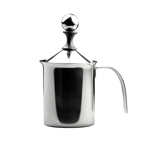 Stainless Steel Double Mesh Milk Foamer Milk Creamer Kitchen Tool Fancy Coffee Making Machine