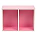 IRIS USA 596167 2-Tier Wood Storage Shelf, Pink