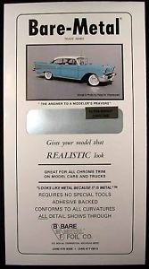 Bare Metal Foil Co 007 6x11 Thin Sheet Ultra Bright Chrome Foil