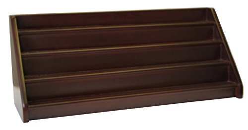 DECOMIL- 4 Rows Shelf Poker Chips& Military Challenge Coin Holder Rack - Thumbnail 2