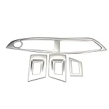 4PCS Stainless Steel Interior Door Handle Window Switches Cover Trim For BMW 5 Series F10 2011-2015 Left Hand Drive