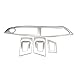4PCS Stainless Steel Interior Door Handle Window Switches Cover Trim For BMW 5 Series F10 2011-2015 Left Hand Drive