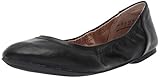 Amazon Essentials Women's Belice Ballet Flat, Black, 8 B US