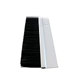 4' Aluminum Long Bristle Door Sweep