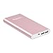 Lumsing 12000mAh Battery Pack External Portable Charger iPhone Apple Lightning Power Bank Pink