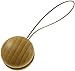 MagnaClips Set of 2 Magnetic Curtain Tiebacks or Holdbacks Wood Buckle Curtain Clips, Leno (Birch)