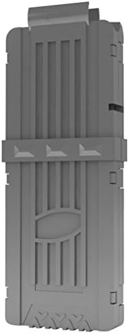 Black Nerf Compatible 12 Dart Magazine Refill Clip By Ray Squad for For N-Strike Guns