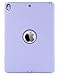 BENTOBEN Case for iPad Air (3rd Generation)10.5 2019/ iPad Pro 10.5 2017, 3 in 1 Heavy Duty Shockproof Rugged High Impact Resistant Hybrid Hard PC Soft Silicone Full Body Protective Table Case, Purple