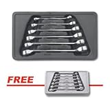 81907D 6 pc. SAE Flare Nut Wrench Set With FREE 6 pc. Metric Flare Nut Wrench Set