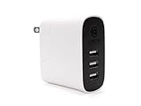 Griffin PowerBlock Universal 3-Port Multi Device USB Wall Charger, 10W - Delivering a full 10 watts to 3 devices at once