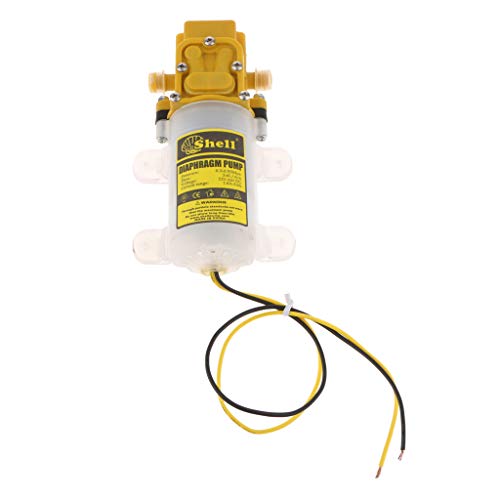 MagiDeal 12V 60W 4L/min 5bar Diaphragm Pressure Booster Pump Self-priming Water Pump