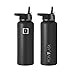 Iron Flask Sports Water Bottle - 14oz, 18oz, 22oz, 32oz, 40oz, or 64oz, 3 Lids (Straw Lid), Vacuum Insulated Stainless Steel, Hot Cold, Modern Double Walled, Simple Thermo Mug, Hydro Metal Canteen