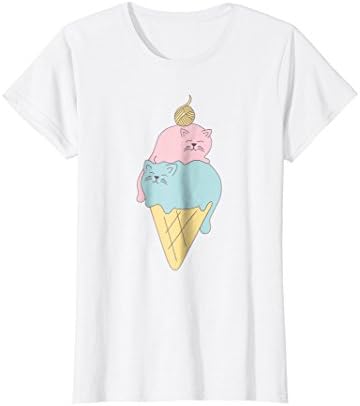 DeevyShirtsCats Ice-cream Funny Summer T-Shirt