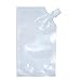 15pcs Concealable Collapsible Liquor Bags With 2 Funnel, 3 Sizes-32 oz., 16 oz., 8 oz., YSLF Flasks Reusable Foldable Eco-Friendly Water Bottle