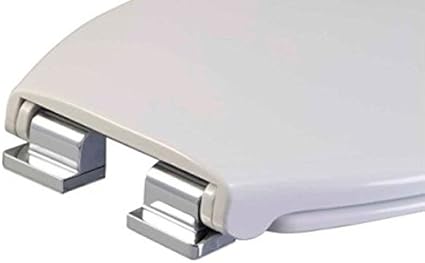 Cavalier Thermoset White Slow Close Toilet Seat With Chrome Adjustable Hinges Amazon Co Uk Kitchen Home