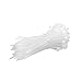 450pc Cable Ties 4+6+8+12-Inch Self-Locking Assorted Nylon Zip Wire Tie-Wrap in White (Combo Pack) by EXHEED