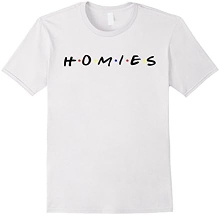 Mens Cool Homie T-Shirt Small White