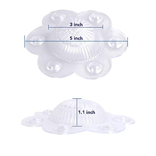 image for Ostrichy Hair Catcher Shower Drain, Plastic Hair Drain Catcher, Soft S