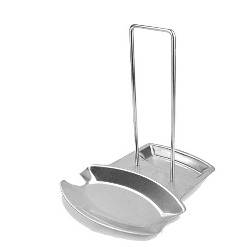 StyleZ Stainless Steel Pan Pot Cover Lid Stand Spoon Rest Holder Rack Clip Kitchen Tool Organizer Storage