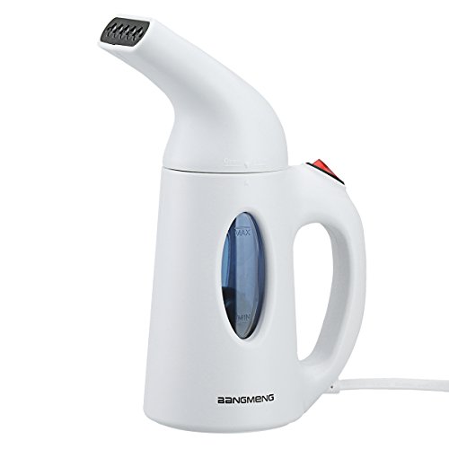 BANGMENG Clothes/Garment Handheld Steamer 130 Milliliter | Lightweight, Compact Iron Steamer | Even Heat Distribution To Remove Wrinkles, Lint, Germs | For Skirts, Shirts, Curtains, Linen and More