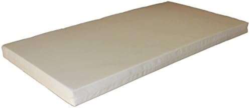 DAYBED &amp; SWING BED OUTDOOR CUSHIONS, 6' Replacement Cushion for Day Beds Swingbed,Bed Swings, Swinging Porch Beds, Outside Pallet Mattress, Weather Resistant Mildew Fade Resistant (4", Natural)