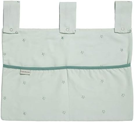 Lullaby Stars Cot Pocket, Mint Green