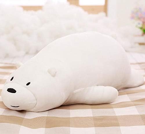 70cm Cartoon We Bare bears Lying Bear Stuffed Grizzly Gray White Bear Panda Plush Toys for Children Kawaii Doll for Kids Gift