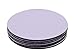 6 Sublimation DyeTrans Rubber Round Coasters - 1/8