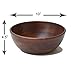 Woodard & Charles Large Wooden Serving Bowl for Salads, Fruits, Popcorn, Pasta, 10” Diameter x 4.5“ Height