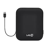 LABC Power Bank 10400mAh Dual-Port USB Charger 2.1A 1.0A FAST Charge Built in 5pin cable For iPhone 5s 5c 5 6 iPad Galaxy LG Nexus HTC and More PSP Digital Camera Bluetooth BT speaker(LABC-581-BK)