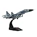 HANGHANG 1/100 Scale SU-27 Fighter Attack Plane Metal Fighter Military Model Fairchild Republic Diecast Plane Model for Commemorate Collection or Gift