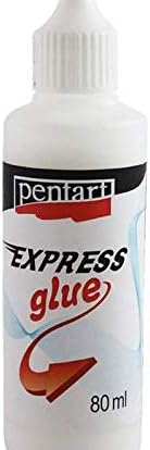 Glue Express Fast-Drying 80ml, Pentart, Glue Liquid, for Paper, Scrapbooking