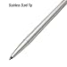 Tombow 55049 Zoom 727 Ballpoint Pen, Silver/Black, 1-Pack